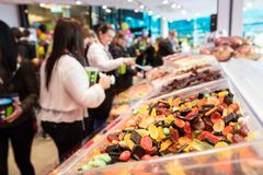 Masser af bland-selv-slik på Hemmakväll i Emporia