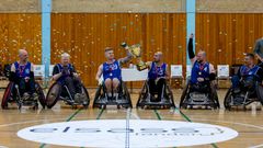 Sidste års vindere ved DM i kørestolsrugby, Frederiksberg Falcons Blue