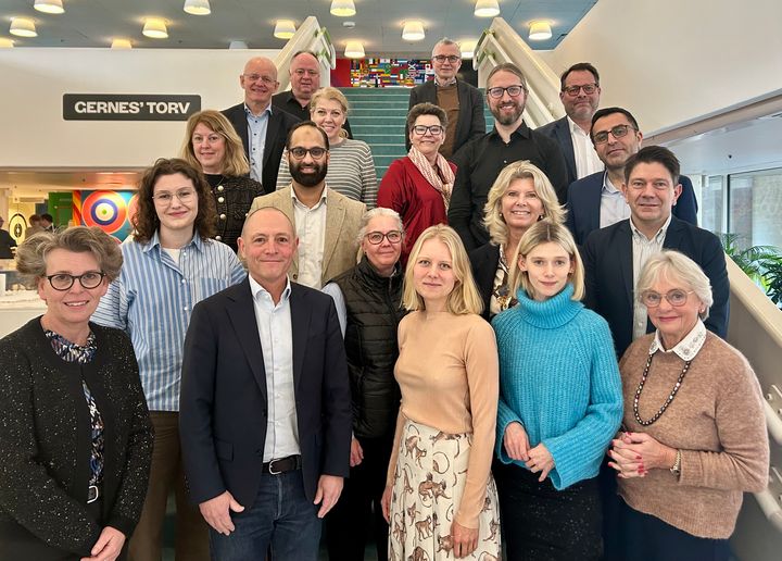 Fællesbillede af Sundhedsråd Københavns Omegn Nord efter det første møde