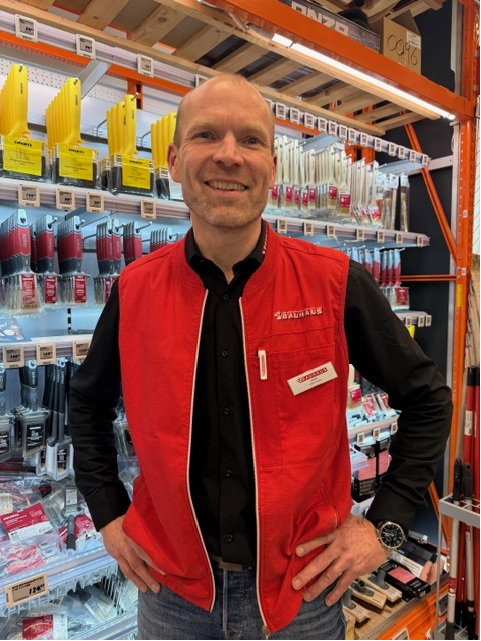 Tommy Jessen , varehuschef Bauhaus Sønderborg.