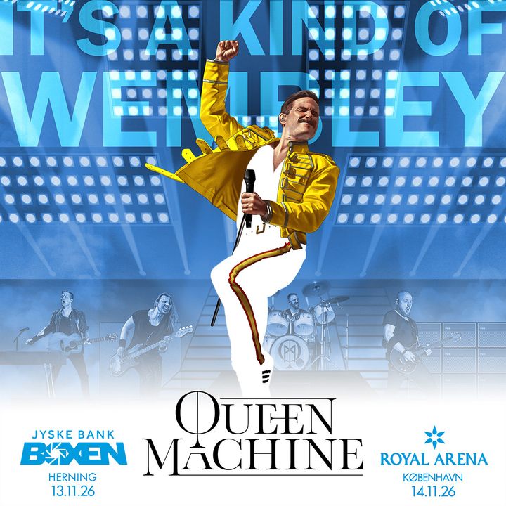 Queen Machine indtager Jyske Bank Boxen og Royal Arena i 2026.