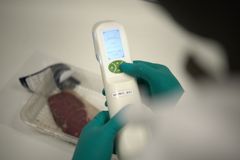Det tysk-danske Interreg-projekt PRECISE har udviklet en elektronisk næse, der skal kunne bestemme friskheden af kød og fisk objektivt og i realtid. Foto: Maximilian Specht