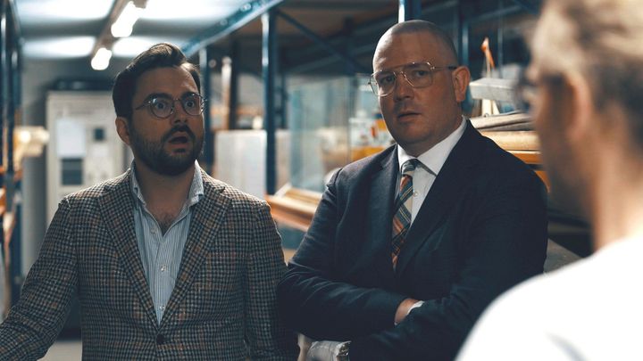 Skattejagt på M/S: Hvad er det, der får Frederik Cilius og Phillip Faber til at se sådan ud? Få forklaringen i anden sæson af 'Skattejagt på museet' på DR.