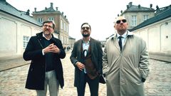 Cilius og Faber med museumsinspektør Benjamin Asmussen i 'Skattejagt på museet'