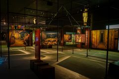 Fra udstillingen "Østersøens gåder - ekko fra dybet". Vragdykkere fra den svenske stiftelse 'Voice of the Ocean' og fotografen Jonas Dahm fundet og fotograferet mere end 400 vrag i Østersøen. Udstillingen viser et udvalg af dem sammen med marinarkæologiske fund, og værker af tre danske billedkunstnere.