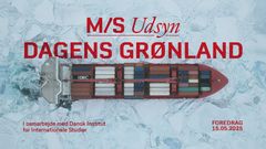 Bearbejdet foto.
Royal Arctic Line A/S leverer forsyninger til Grønland. Årets første forsyningsskib på vej mod Grønland. Containerskibet Malik Arctica bryder gennem isen vej til Grønland.