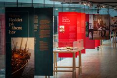 Fra udstillingen "SOS - Reddet på åbent hav", M/S Museet for Søfart