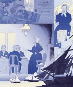 Særudstilingen "Enkernes magt" er en tegnet historie om magtfulde kvinder i dansk søfart. Udstillingen er tegnet af illustrator og forfatter, Karoline Stjernfelt. Udforstillingen fortæller om to kvinder, der ejede skibe, drev forretning og investerede i maritime virksomheder i Danmark i 1800-tallet - længe før kvinder formelt fik adgang til magt og økonomisk indflydelse