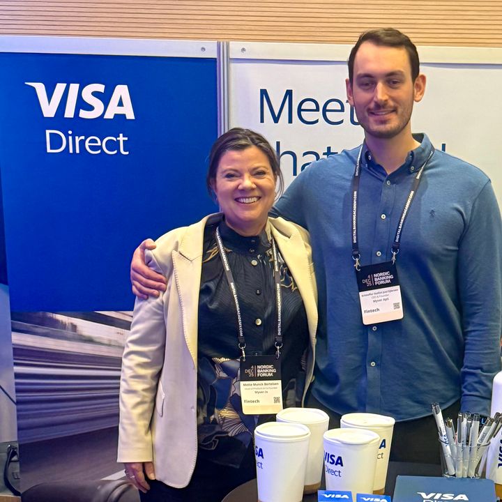 CEO & Founder Kristoffer S.J.Ejlersen og Head of Products & Co-Founder Mette M Bertelsen til announcering i Helsinki