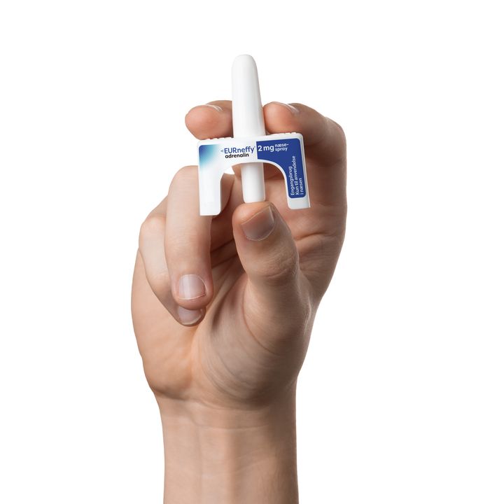 Sådan ser adrenalinnæsesprayen EURneffy ud