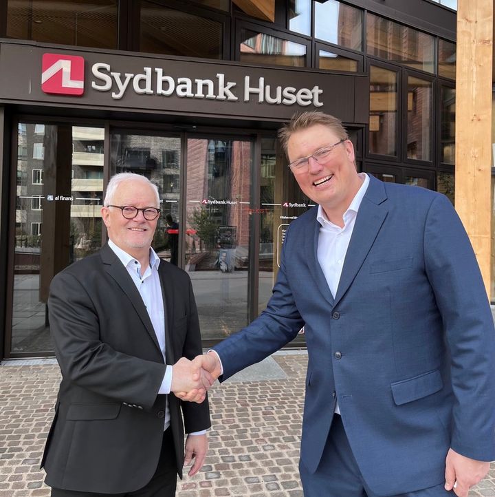 Fra venstre: Jørn C. Nielsen og Bjørn Bøje Jensen AL Sydbank