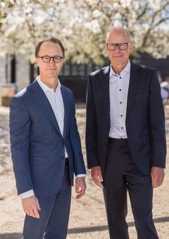 Mikkel Bardram (CEO) og Klaus Holse (formand)