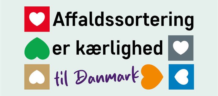 ARI - Affalds- og Ressourceindustrien, DI og Plastindustrien står bag kampagnen "Affaldssortering er kærlighed".