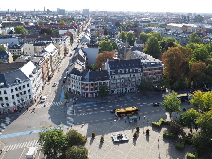 Frederiksberg set fra rådhustårnet.
