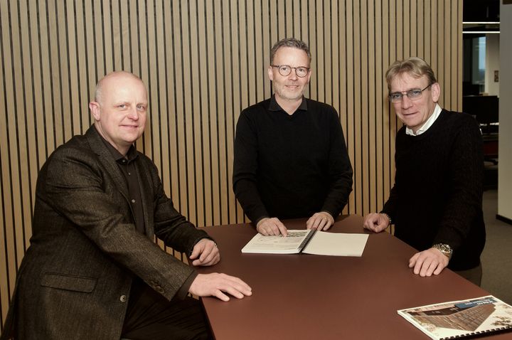 5E Bygs nye direktion: Thomas Pedersen (tv), Kresten Andreasen (mf) og Allan Østergaard (th)