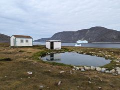 Varm kilde i Uunartoq i Grønland.