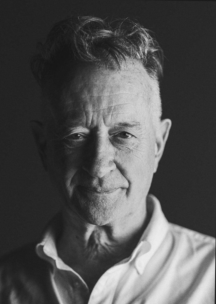 Foto af den amerikanske Tom Klinkowstein i sort/hvid.