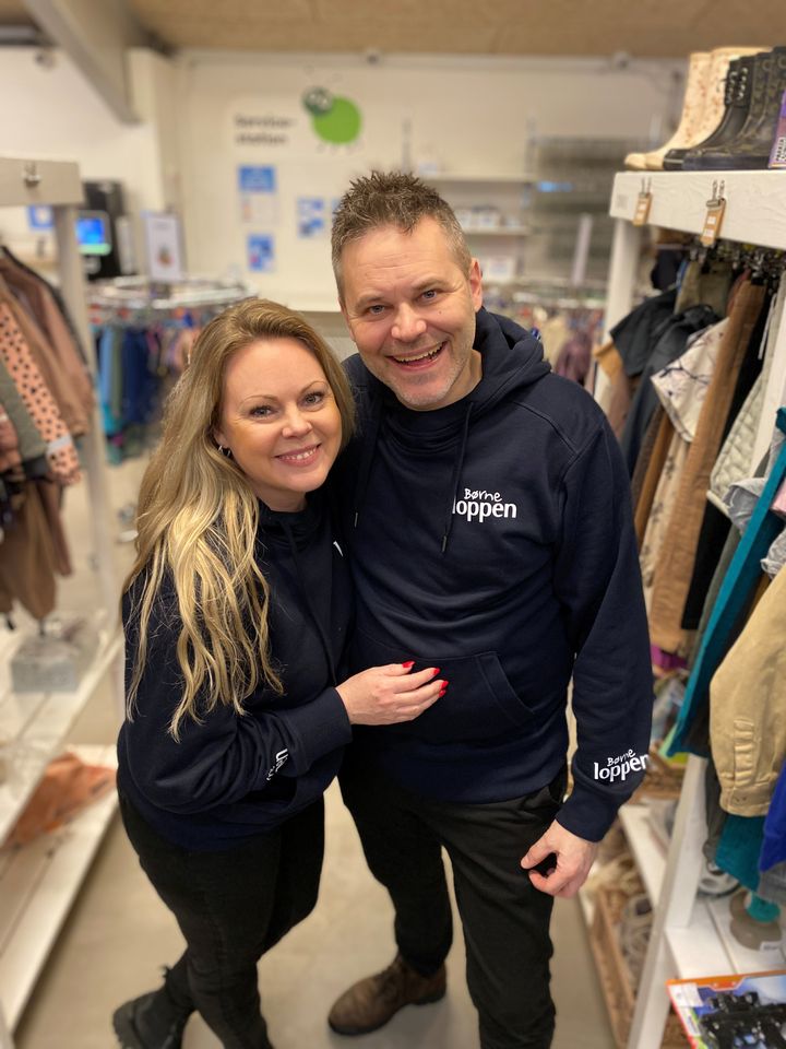 Jacob og Katrine Thylstryp, indehavere Børneloppen Randers