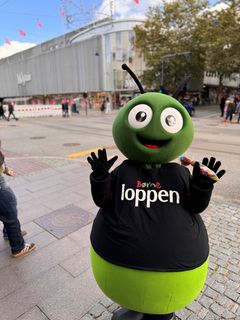Børneloppens maskot Loppen i Lyngby