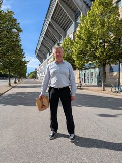 Medlem af Københavns Borgerrepræsentation (K) Morten Melchios foran Parken