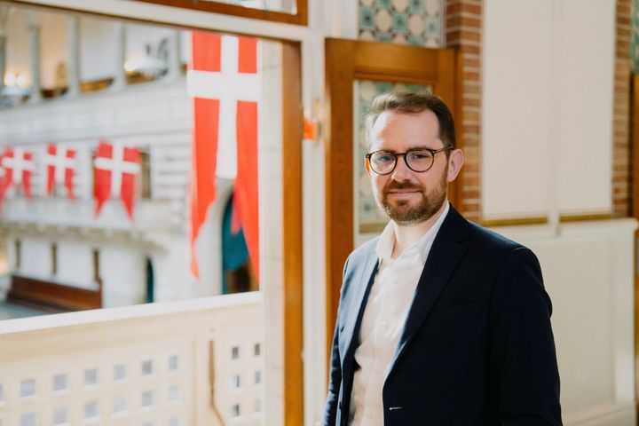 Alexander Ryle fra Liberal Alliance på Københavns Rådhus