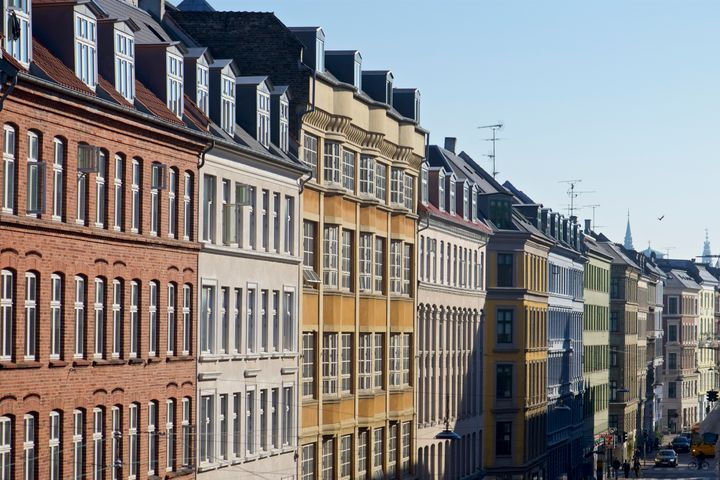 Bileldet viser klassiske københavnerlejligheder