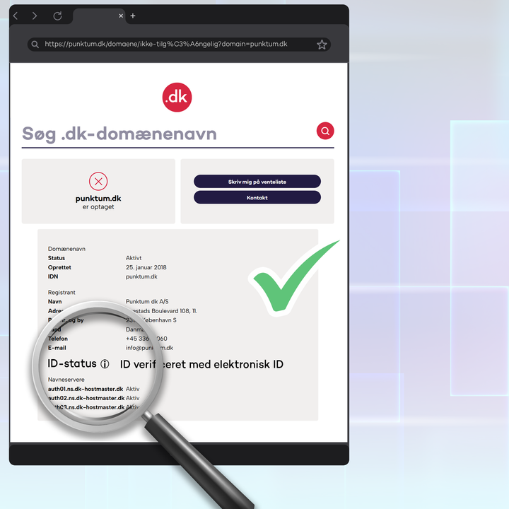 Større gennemsigtighed på det danske internet: Nu kan du se, hvordan ejeren af et .dk-domæne er ID-kontrolleret