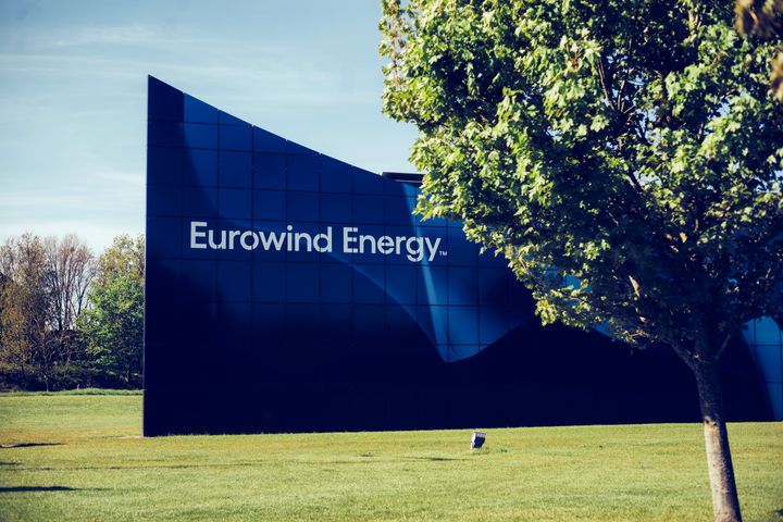 Billede af Eurowind Energy's hovedkvarter i Hobro