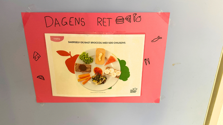 Smør-selv-madder var på menuen, da børnene i Elsted Børnehus i Lystrup havde første spisedag med ny frokostleverandør.