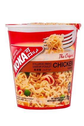 Kopnudler med Kyllingesmag