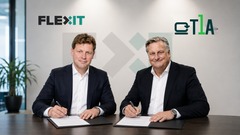 Peter Hemicke (T1A) og Angelo Bul (Flex IT)