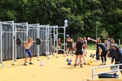 Der var dagen igennem aktiviteter i hele parken