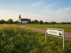 Vejkirke skilt