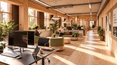Et kontor, der dufter af sommerhus