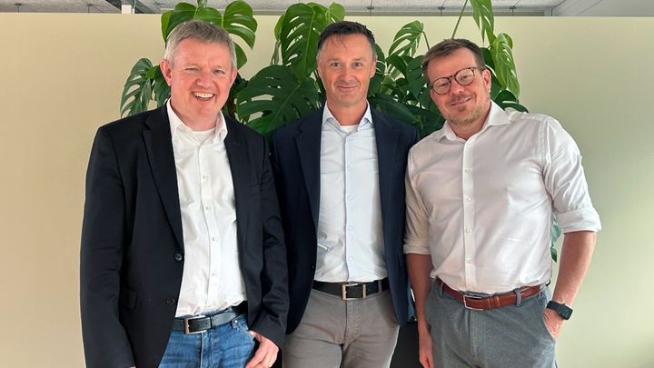 Fra venstre: Jacob Herbst, Chief Technical Officer & Board Member, Martin Høyer, General Manager of Conscia Denmark, Gorm Mandsberg, Chief Executive Officer & Board Member.
