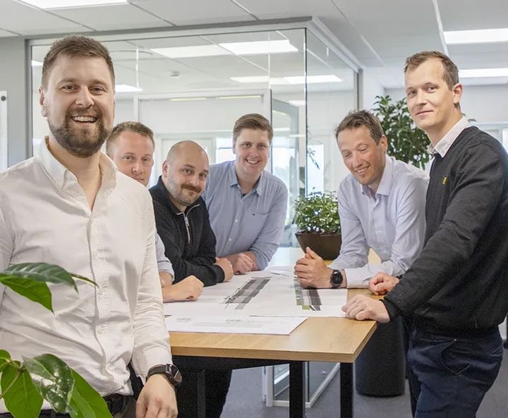 Billede af DS Flexhal medarbejdere