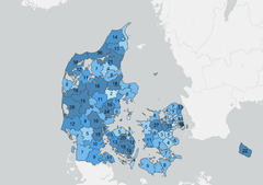 Private daginstitutioner ligger i hele Danmark. Især i landdistrikterne udgør de en nødvendig pasningsmulighed og forudsætning for børnefamiliers bosætning i området.