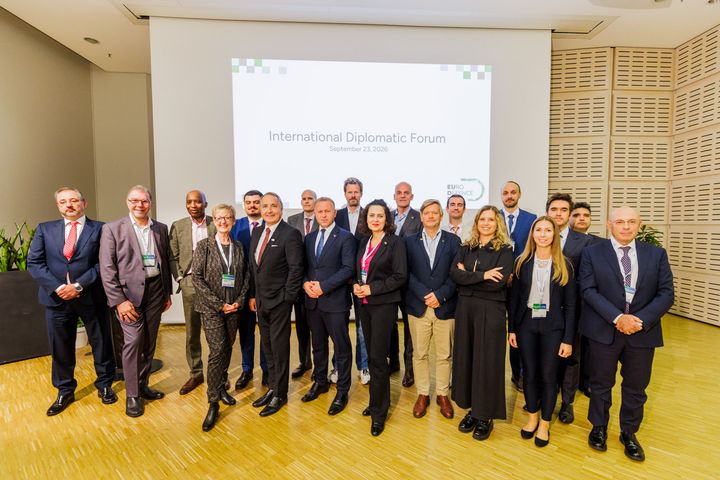 High-ranking guests from the diplomatic, military and business communities attended the International Diplomatic Forum - including Dr Stefanie Babst, former Deputy Assistant Secretary General of NATO.