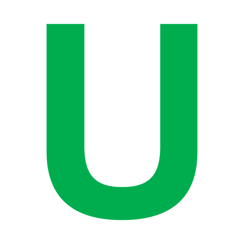 Uddannelsesnævnets logo bestående af et forårsgrønt U.