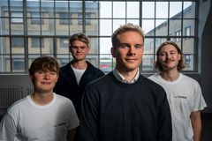 From left: William Heuser (CTO), Andreas Patscheider (CPO), Sofus Laub Erdal (CEO) & Mikkel Weikop (CCO)