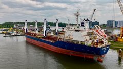 Jutlandia Swan med alle fire vindsejl, VentoFoils, monteret – klar til næste fase i Cleanship-projektet.