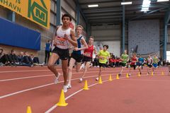 DM atletik Inde Ungdom, der blev afholdt i Skive atletikhal.