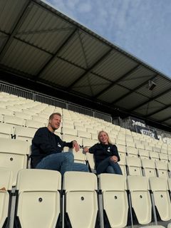 Brobyggerne Jonas Dehn Kappel og Nanna Benn fra Startblokken i Aarhus.