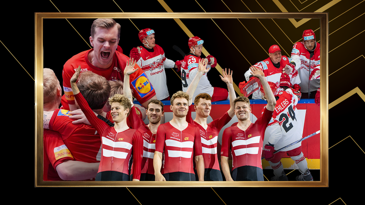 Håndboldherrerne, banelandsholdet i 4 km. forfølgelsesløb og ishockeylandsholdet er nomineret til prisen Bravida, DIF og Team Danmarks Årets Hold 2025.