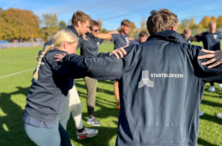Unge dyrker idræt med deres brobyggere i Startblokken Aarhus.
