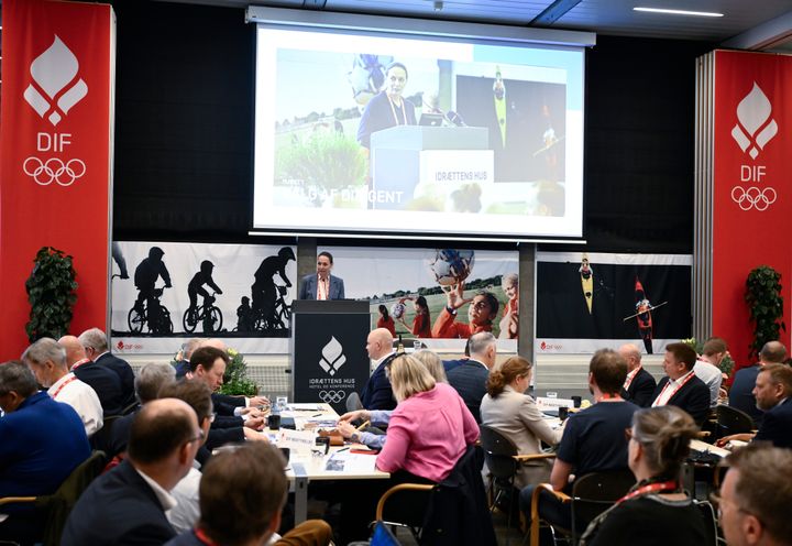 Ledelsen af dansk idræt er samlet, når DIF holder årsmøde for de 63 specialforbund lørdag den 9. maj 2026. Foto: Lars Møller