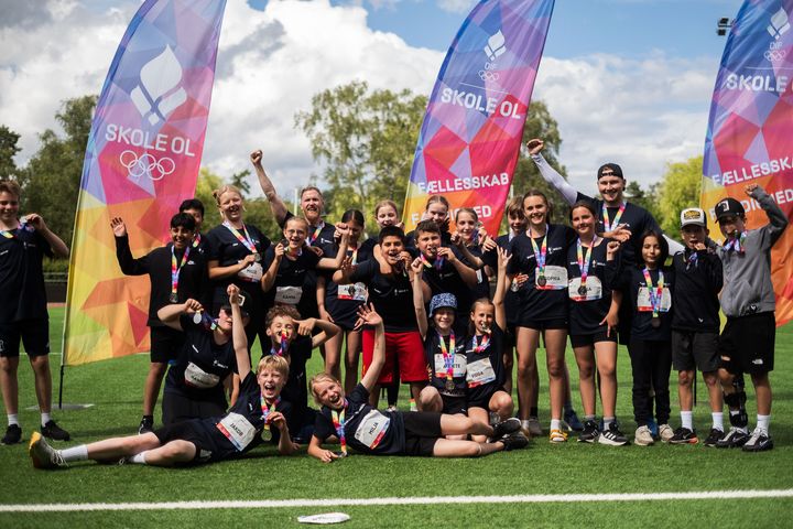 Skole OL-finalen slutter efter fire børneoplympiske dage med elever fra 4.-8. klasse.