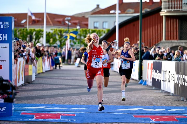 Den formstærke orineteringsløber Hedvig Valbjørn Gydesen fra OK Melfart jagter guld til Fyn.