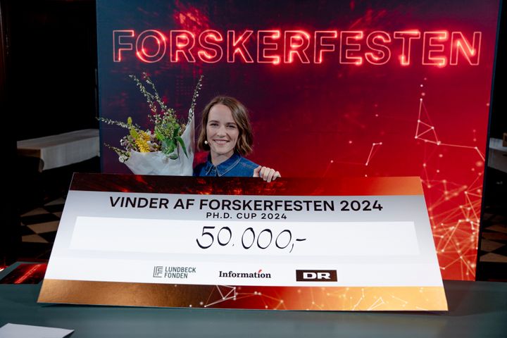 Nathalie Eiris Henriksen fra DTU vandt ’Forskerfesten – Ph.d. Cup 2024’