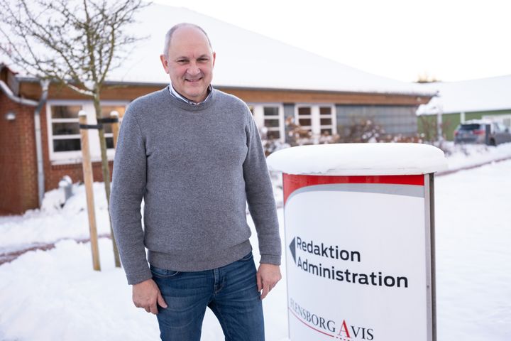Søren Munch er ny ansvarshavende chefredaktør og direktør for Flensborg Avis.